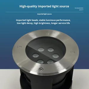 Projecteur encastré étanche carré à angle réglable pour <span class=keywords><strong>pelouse</strong></span> en aluminium paysager - Product Image 3