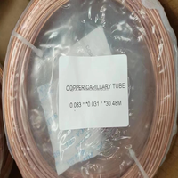 Climatiseur AC de tuyau de bobine de cuivre de 1/2 '', tuyau de cuivre de crêpe de roulement de 3/4'' 3/8''
