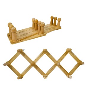 <b>Wooden</b> Dried Flower Storage Rack Foldable Wall Mounted <b>Coat</b> <b>Hook</b> For Entryway And Plant Specimen Drying - Product Image 5