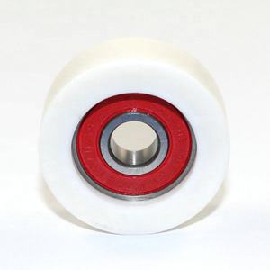 Puleggia in plastica 608 di alta qualità 8x32x12mm cuscinetto ruota a rulli in plastica 608rs rullo in poliuretano ruota Scroll POM con cuscinetto - Product Image 3
