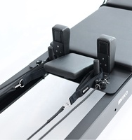 Lit de Pilates Reformer INIKO, entraînement, construction en acier laminé à froid, couleur blanche, modèle R001A, pratique du yoga, musculation
