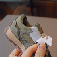Baskets de printemps pour enfants, chaussures décontractées à scratch pour petites filles, chaussures de mode pour enfants