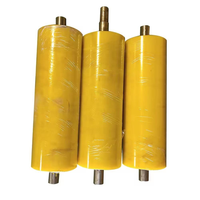 Rouleau en caoutchouc personnalisé en PU, silicone, EPDM, SBR, NBR pour machines d'impression, de revêtement, de laminage et de transfert thermique