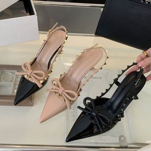 Sandalias Slingback, Nuevo Estilo, Elegantes, Sexys, Únicas, de Diseñador, Tacones Sexys para Mujer 2024 - Product Image 1