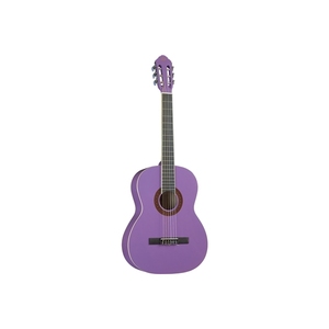 EKO GUITARS-Guitares classiques violettes CS-10 Tilia Top Tilia Fond et éclisses laminés et manche en bouleau et touche - Product Image 1