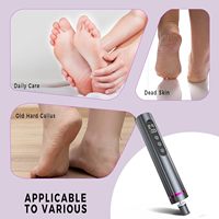 Outil de pédicure de dissolvant de callosités électrique Portable pour les soins de la peau morte pieds lisses Spa utiliser broyeur Machine Rechargeable