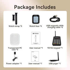 Sistema de Intercomunicación Inalámbrico para Llamar al Camarero o Chef, para Restaurante, Clínica, Hospital, Comunicación Bidireccional, Resistente al Agua IP67 - Product Image 6