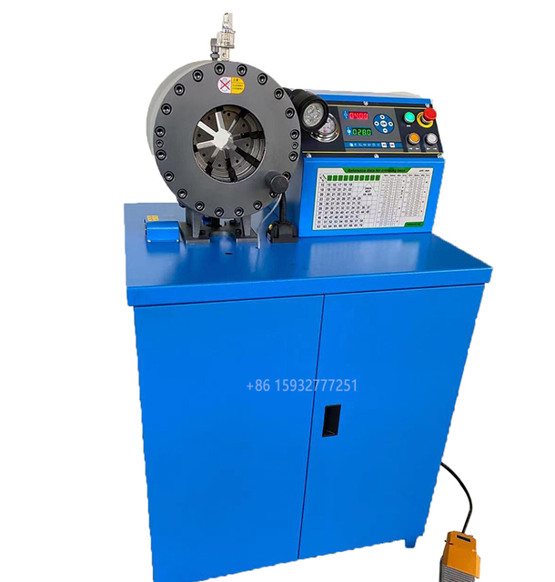 Classic 2-Inch Hose Crimping Machine - Efficiently Crimp 6SH Hydraulic Hoses for Industrial Use