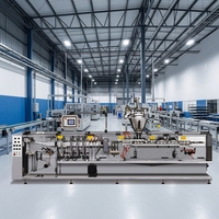 Horizontale automatische Verpackungsmaschine für Pulverartikel mit Rollfilm-Formständer und Doypack-Funktion