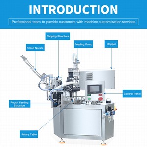 Tự động Spout <span class=keywords><strong>Pouch</strong></span> Máy chiết rót cho nước trái cây nước giải khát và chất lỏng Sản phẩm làm đầy và đóng nắp đứng cho lên <span class=keywords><strong>Pouch</strong></span> với vòi - Product Image 4