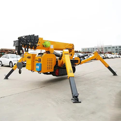 Hot Sale Construction Hydraulic Crawler 3 Ton 5Ton 10 Ton Mini Spider Crane With Fly Jib