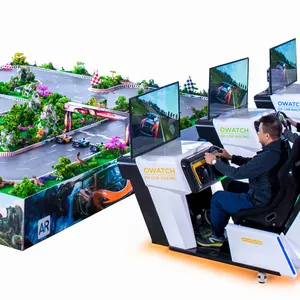 Mesin Permainan Arkade Anak-anak, Mesin Permainan Arkade Dioperasikan Koin Video Hiburan Simulator Berkendara Mobil Harga Pabrik Keluaran Baru