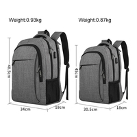 Sac à dos personnalisé en matériau écologique imperméable pour les voyages en plein air, sac à dos pour ordinateur portable de 15,6 pouces, grande capacité, pour les affaires