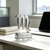 Sculpture du zodiaque en acier inoxydable personnalisée BZY, décoration de bureau moderne, cadeau d'affaires de luxe, fabricant en gros