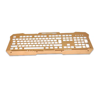 Clavier fendu personnalisé Usinage CNC Clavier CNC mécanique en laiton aluminium
