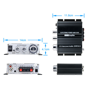 GAP-V3 coche amplificador de potencia reproductor Digital de alta fidelidad estéreo de clase D, 2CH RMS 20W BASS Audio Profesional DIY música casa <span class=keywords><strong>AMP</strong></span> MP3 - Product Image 6