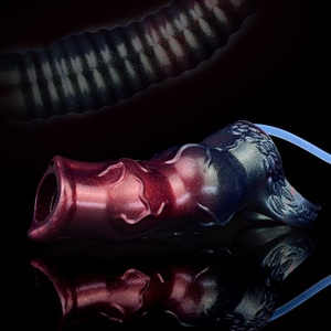 NNSX Condón con eyaculación simulada y estimulador de nudos, Funda para pene, Extensor de pene, Funda para el pene, Anillo para el pene, Dildo hueco para parejas - Product Image 4