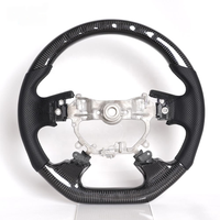 Volant en fibre de carbone pour Mitsubishi Pajero Trion L200 2016-2021, cuir noir, volant de voiture sport 4 Runner
