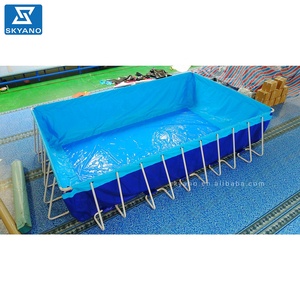 <span class=keywords><strong>Piscina</strong></span> <span class=keywords><strong>desmontable</strong></span> de acero con marco de Metal, grande, comercial, para Parque Acuático sobre el suelo - Product Image 5