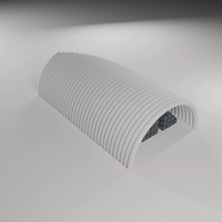 Structure Gonflable OEM Supportée - Tente Conteneur Dôme Entrepôt Abri en PVC/Oxford Imperméable Durable Résistant Soleil/Vent