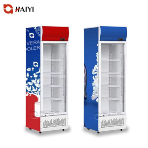 Comercial Vertical Único Duplo Triplo Vidro Porta Geladeira Supermercado Exibição Cool Beverage Cooler Chiller - Product Image 1