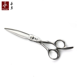 Tijeras de Peluquería Profesionales <span class=keywords><strong>ME</strong></span>-60, Tijeras para Cortar Cabello, Acero Inoxidable Japonés 440C, Hoja Afilada, Tijeras de Salón CNC, CHENG YONGHE - Product Image 3