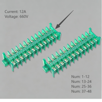 Borne de connexion TS212, type à vis M5.2, 20 pièces par boîte, pour armoire de commande électrique