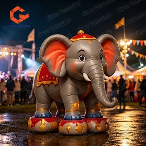 Elefante Inflable Gigante Personalizado para Decoración de <span class=keywords><strong>Circo</strong></span>, Modelo de Mascota Inflable, Globo de Elefante Grande para Carnaval - Product Image 2