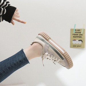 <span class=keywords><strong>Scarpe</strong></span> <span class=keywords><strong>da</strong></span> Donna in Stile Giapponese con Lacci e Suola Spessa, Sneakers Casual in Tela <span class=keywords><strong>per</strong></span> Signore - Product Image 4