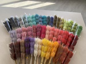 หญ้าหางกระต่ายธรรมชาติ หญ้าหางกระต่ายอบแห้ง ช่อดอกไม้แห้งสำหรับตกแต่งบ้านสไตล์โบโฮ - Product Image 5