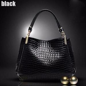 Sac à main en cuir pour femme, sac à bandoulière tendance noir pour dames - Product Image 4