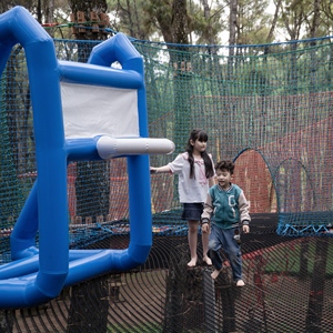 Ropecube - Equipo de Diversión para Parques Forestales: Trampolín de Árbol Tejido a Mano, Resistente a la Corrosión y a los Rayos UV, Túnel de Escalada y Columpio Colgante - Product Image 1