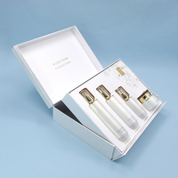 Boîte d'emballage cosmétique en papier rigide personnalisée OEM pour salon de beauté produits de soins de la peau gaufrage stratification mate impression par revêtement UV