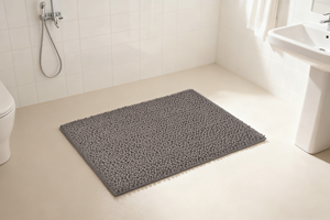 Skymoving New Custom Chenille <strong>Sage</strong> <strong>Green</strong> Solid Color Long and Short Pile Bathroom Non-Slip <strong>Mat</strong> for Home Hotel Use - Product Image 5