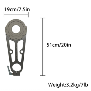 ตัวยึดอะแดปเตอร์สำหรับกล้องวิดีโอสำหรับกล้องวิดีโอแบบมืออาชีพที่ปรับแต่งได้สำหรับแท่นวางฟิล์มบาซูก้าและเครนแขนหมุน - Product Image 3