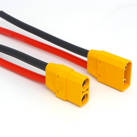 Kustom 2 Pin Lipo pria ke Wanita konektor elektrik Lithium baterai XT90 XT30 XT60 pasang kabel harness perakitan