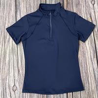 Hauts d'équitation à manches courtes pour femmes, vêtements d'équitation, sous-vêtements de base pour femmes, été, logo personnalisé, Activewear, faible MOQ