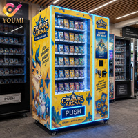 Distributeur de cartes à collectionner Mini TCG avec accepteur de cartes et gestion par plateforme cloud