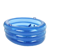 Piscine de sauna à usage domestique portable baignoire de glace adulte gonflable plongeant froid avec couvercle et porte-gobelets