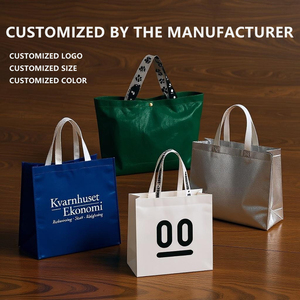 Bolsas de Compra Reutilizables Ecológicas de <span class=keywords><strong>PP</strong></span> No Tejido a Precio Económico al por Mayor, Bolsa de Mano No Tejida con Logotipo Personalizado - Product Image 6