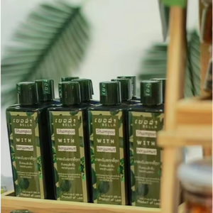 Private Label Bamboo Herbal Shampoo <b>Gel</b> with Butterfly Pea Ginger & Coconut Oil Custom Formula OEM Available - Product Image 1