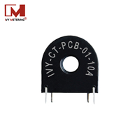 Transformateur de courant compact haute précision 60A de type anneau en cuivre pour chargeur de VE