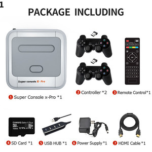 Consola de <span class=keywords><strong>Juegos</strong></span> Retro Inalámbrica R8 Super Console Xpro con <span class=keywords><strong>Emulador</strong></span> de Más de 41000 <span class=keywords><strong>Juegos</strong></span>, Joystick Dual de 2.4GHz y Salida de Alta Resolución 4K - Product Image 6