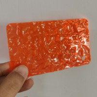 Nouvelle conception écologique, plaque acrylique à texture spéciale cannelée de 4 à 50 mm, design ondulé, surface ondulée, découpe sur mesure