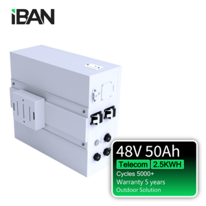 แบตเตอรี่ลิเธียมสำหรับโทรคมนาคมภายนอกอาคารแบบกำหนดเองจากโรงงาน 48v 50ah แบตเตอรี่ลิเธียมสำหรับสถานีฐานโทรคมนาคม - Product Image 3