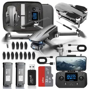 NBD 드론 4K HD 카메라 WIFI FPV GPS 쿼드 콥터 접이식 40 분 비행 시간 브러시리스 드론 원격 제어