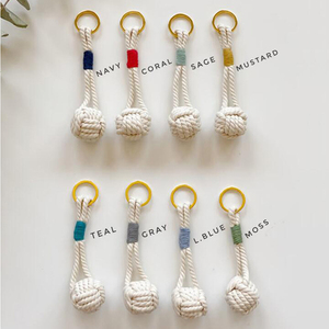 Tùy chỉnh mới khỉ Nắm Tay Móc Chìa Khóa dệt kỹ thuật nổi Hải Lý Chủ Key Rope Knot - Product Image 6
