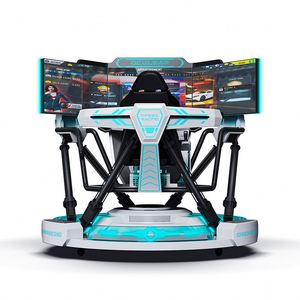Machine de jeu de course dynamique VR à trois écrans, grande simulation de voiture 9D, machine tout-en-un, équipement de jeu vidéo avec capteur corporel - Product Image 6
