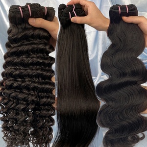 รับประกันราคาขายส่งจากผู้จำหน่ายผมแท้บราซิลแบบ Remy  แบบ Virgin  จัดเรียงเกล็ดผม  ต่อผมแท้ - Product Image 2