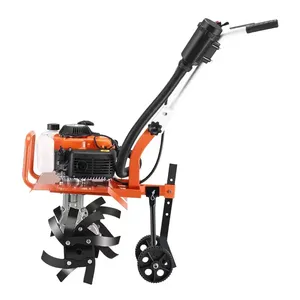 Precio de fábrica Mini Gasolina motocultor arado caminar tractor Granja Cultivadores rotativos